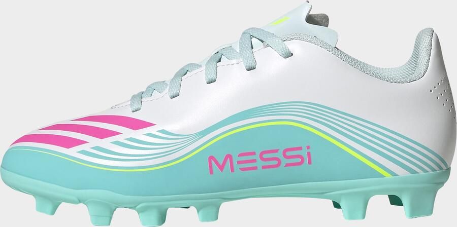 Adidas Perfor ce F50 MESSI LEAGUE Firm Ground Multi Ground Voetbalschoenen Unisex Wit - Foto 2
