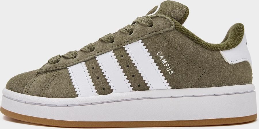 Adidas Originals CAMPUS 00s suède sneakers olijfgroen wit - Foto 4