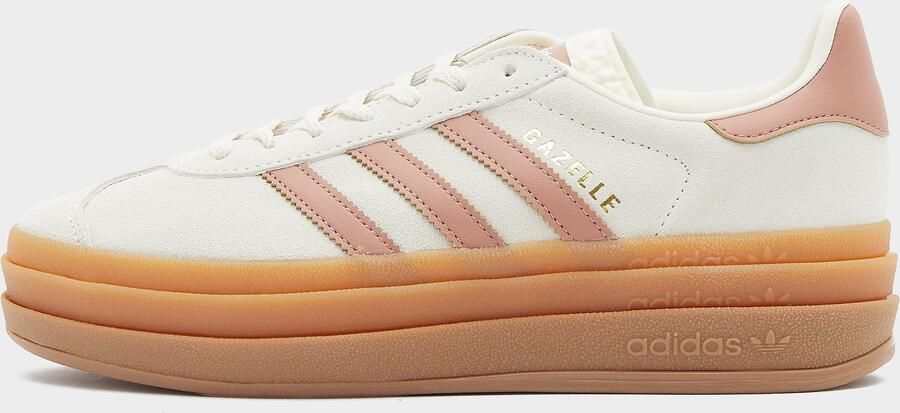 Adidas Originals Gazelle Bold leren sneakers ecru - Foto 4