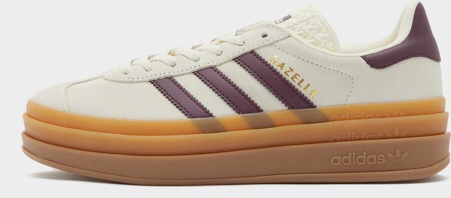 Adidas Originals Gazelle Bold leren sneakers crème donkerrood - Foto 5