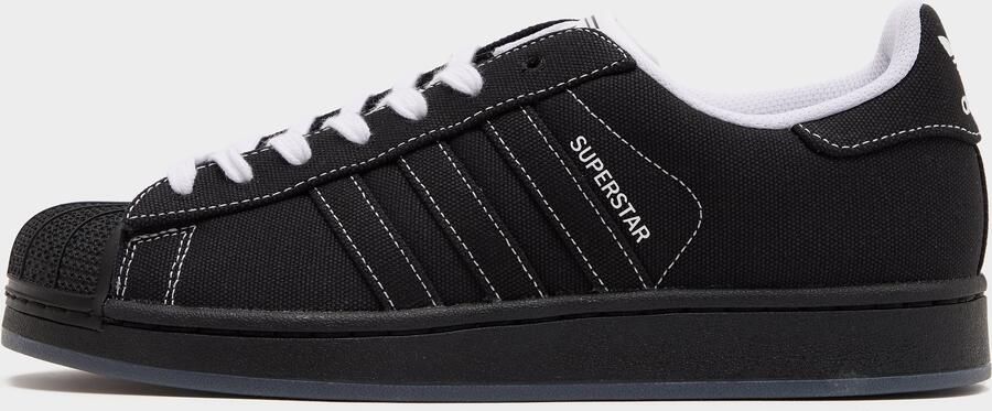 Adidas Originals Superstar II Canvas Zwart- Heren Zwart