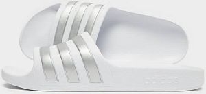 Adidas Adilette Aqua Slides Junior Silver
