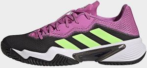 Adidas Barricade Tennisschoenen Carbon Signal Green Pulse Lilac Dames