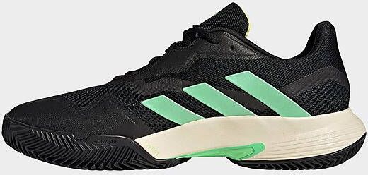 Adidas CourtJam Control Clay Tennisschoenen Core Black Beam Green Beam Yellow- Dames