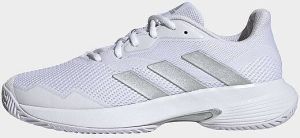 Adidas Courtjam Control Tennisschoenen Cloud White Silver Metallic Cloud White Dames