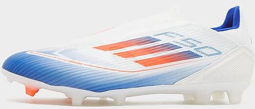 Adidas F50 League Laceless FG Cloud White Solar Red Lucid Blue- Dames Cloud White Solar Red Lucid Blue - Foto 4