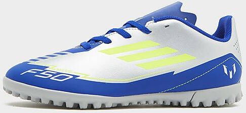 Adidas F50 Messi Club TF Junior Silver