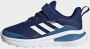 Adidas FortaRun Elastic Lace Top Strap Hardloopschoenen Victory Blue Cloud White Focus Blue - Thumbnail 2
