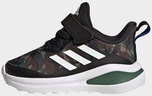 Adidas FortaRun Sport Running Schoenen Core Black Cloud White Green Oxide
