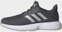 Adidas GameCourt Tennisschoenen Grey Six Silver Metallic Purple Tint Dames - Thumbnail 4