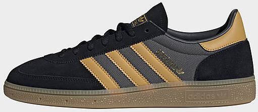 Adidas Originals Handball Spezial Core Black Preloved Yellow Grey Six- Dames Core Black Preloved Yellow Grey Six