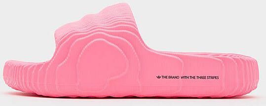 adidas Originals Adilette 22 Slides Dames Lucid Pink Core Black Lucid Pink- Dames Lucid Pink Core Black Lucid Pink