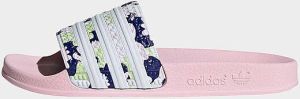 Adidas Originals adilette Badslippers Clear Pink Cloud White Almost Lime