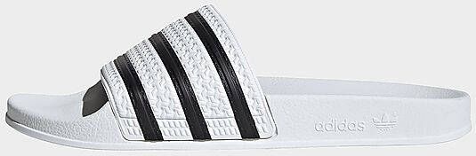 adidas Originals adilette Slides White Core Black White- Dames White Core Black White