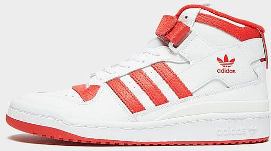 adidas Originals Forum Mid Schoenen Cloud White Vivid Red Cloud White Heren