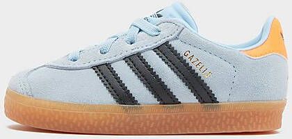 adidas Originals Gazelle II Baby's Clear Sky Core Black Solar Orange Kind Clear Sky Core Black Solar Orange