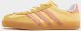 Adidas Gestructureerde Gazelle Indoor Sneakers Orange Heren - Thumbnail 3