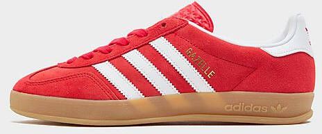 Adidas Gazelle Unisex Schoenen Rood Maat: 36 2 3 Leer Foot Locker