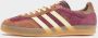 Adidas Originals Gazelle Indoor Maroon Almost Yellow Preloved Brown- Dames Maroon Almost Yellow Preloved Brown - Thumbnail 3