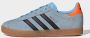 Adidas Originals Gazelle Junior Clear Sky Core Black Solar Orange Clear Sky Core Black Solar Orange - Thumbnail 3