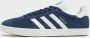 Adidas Gazelle Sneakers met Geperforeerd Bovenwerk Blue - Thumbnail 3