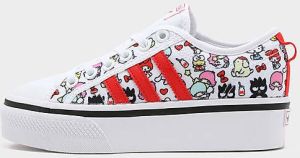 Adidas Originals Nizza Platform Schoenen Cloud White Core Black Vivid Red