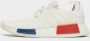 Adidas Originals Nmd_R1 Witte Stoffen Sneakers met Rode en Blauwe Accenten White - Thumbnail 3