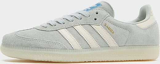 adidas Originals Samba OG Dames Wonder Silver Chalk White Off White- Dames Wonder Silver Chalk White Off White