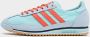 Adidas Originals SL 72 Dames Semi Flash Aqua Bright Red Clear Sky- Dames Semi Flash Aqua Bright Red Clear Sky - Thumbnail 3