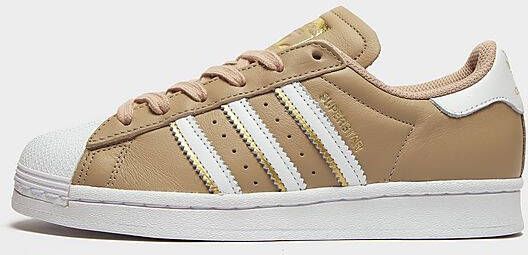 adidas Originals Superstar Schoenen Cloud White Pale Nude Gold Metallic Dames