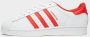 Adidas Originals Superstar Schoenen Cloud White Vivid Red Cloud White Heren - Thumbnail 5