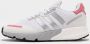 Adidas Originals ZX 1K Boost Schoenen Cloud White Silver Metallic Hazy Rose Dames - Thumbnail 6