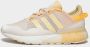 Adidas Originals ZX 2K Boost Pure Schoenen Wonder White Orange Tint Solar Gold Dames - Thumbnail 3