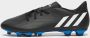 Adidas Predator Edge.4 Gras Kunstgras Voetbalschoenen (FxG) Zwart Wit Blauw - Thumbnail 4