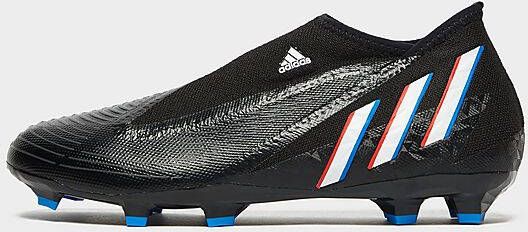 Adidas Predator Edge.3 Veterloze Firm Ground Voetbalschoenen Core Black Cloud White Vivid Red Heren