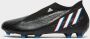 Adidas Predator Edge.3 Veterloze Firm Ground Voetbalschoenen Core Black Cloud White Vivid Red Dames - Thumbnail 4