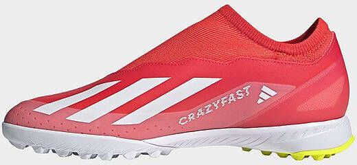 Adidas x Crazy League Laceless TF Solar Red Cloud White Team Solar Yellow 2- Dames Solar Red Cloud White Team Solar Yellow 2