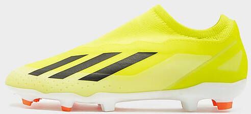 Adidas X Crazyfast League Laceless FG Junior Team Solar Yellow 2 Core Black Cloud White Team Solar Yellow 2 Core Black Cloud White