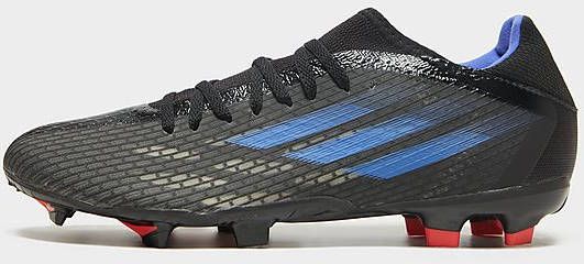 Adidas X Speedflow.3 Firm Ground Voetbalschoenen Core Black Sonic Ink Solar Yellow Dames