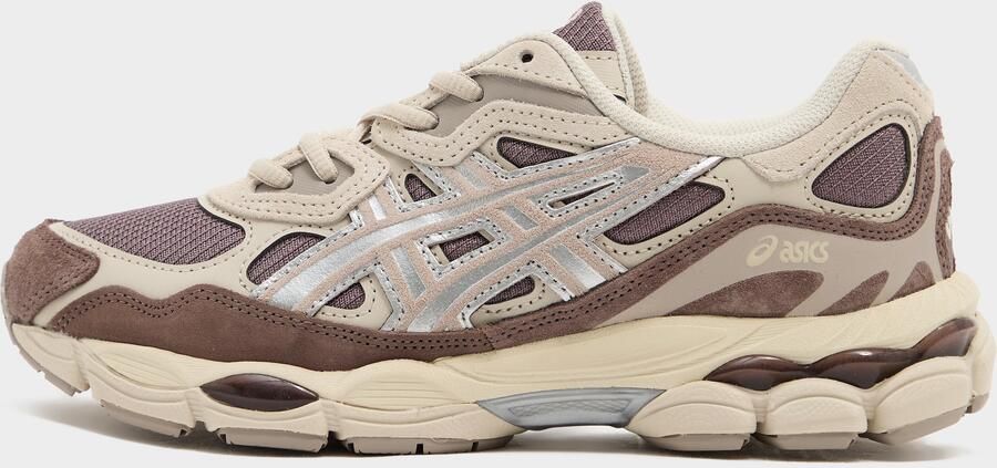 ASICS GEL-NYC Sneakers Dames Bruin Mesh Synthetisch