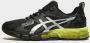 ASICS Gel Quantum 180 1201A063 004 Mannen Zwart Sneakers - Thumbnail 3