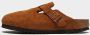 Birkenstock Boston SFB Mink narrow Veloursleder Suede Dames Pantoffels Mink - Thumbnail 6