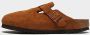 Birkenstock Boston SFB Mink narrow Veloursleder Suede Pantoffels Mink - Thumbnail 6