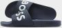 Hugo Boss heren BOSS slippers contrast logo blauw - Thumbnail 3