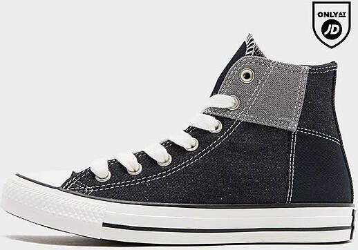 Converse All Star Hi Denim Patch Dames Black- Dames Black