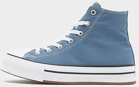 Converse All Star High Platform Junior Blue Kind Blue