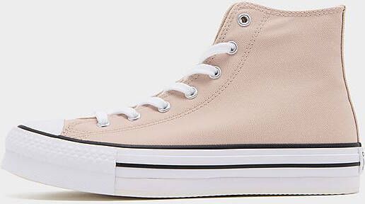 Converse All Star High Platform Junior Brown Kind Brown