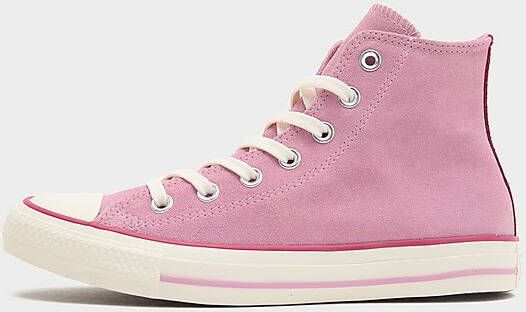 Converse All Star High Suede Dames Roze- Dames Roze
