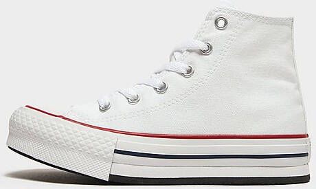 Converse Kids Chuck Taylor All Star Hi Lift Platform Schoenen Wit Jongens Meisjes - Foto 3