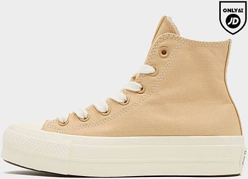 Converse All Star Lift High Platform Dames BEIGE- Dames